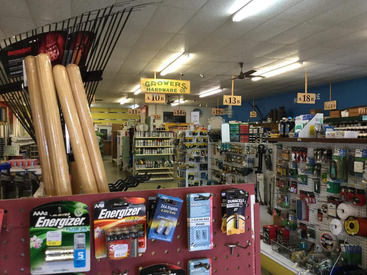 Growers Hardware owners announce the historic family business will be closing soon. Growers has been open for almost a century and never lost that “family store” flavor where kids were welcome to play and more often than not a family dog greeted you at the door.