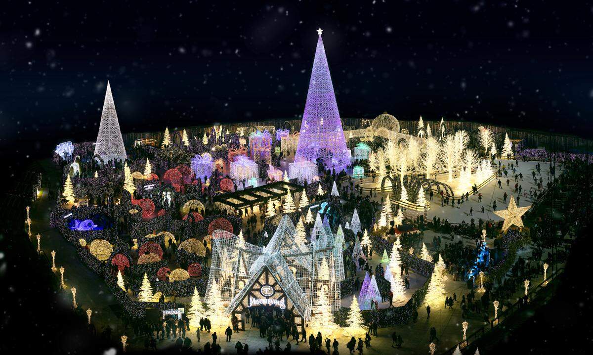 Enchant Christmas brings a winter wonderland to Tropicana Field in St. Petersburg. The experience is open on select nights through Jan. 2, 2022.