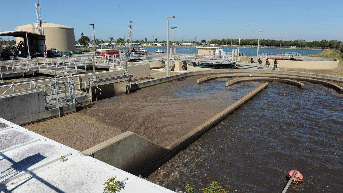 The city of Palmetto is borrowing $4.4 million for its next big upgrade at its wastewater facility, pictured in this 2013 file photograph.File Photo-GRANT JEFFERIES/Bradenton Herald