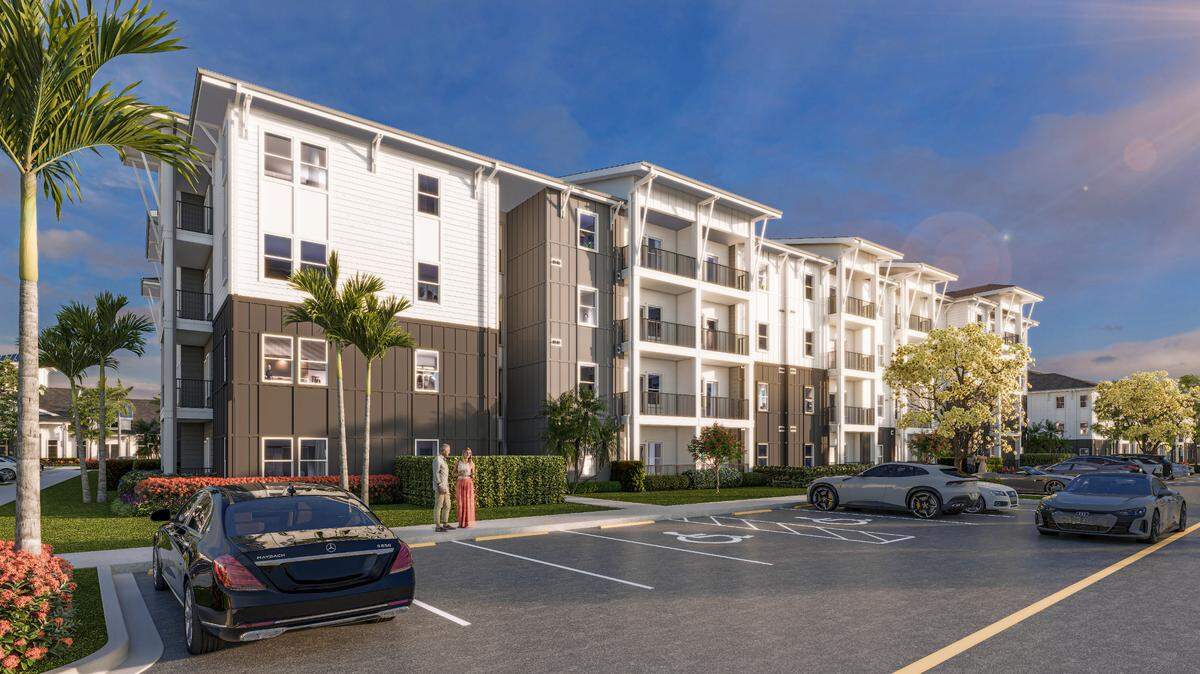 Alton Lakewood, a seven-building development, would include three- and four-story buildings, offering one-bedroom to three-bedroom residences from 726 to 1,285 square feet.