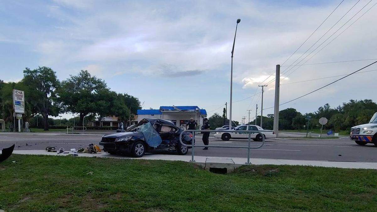 Ashley Rhodes died in a traffic accident at the intersection of C.R. 675 and U.S. 301 in Parrish in June of 2018. Residents have been lobbying for a fully operational traffic signal there.