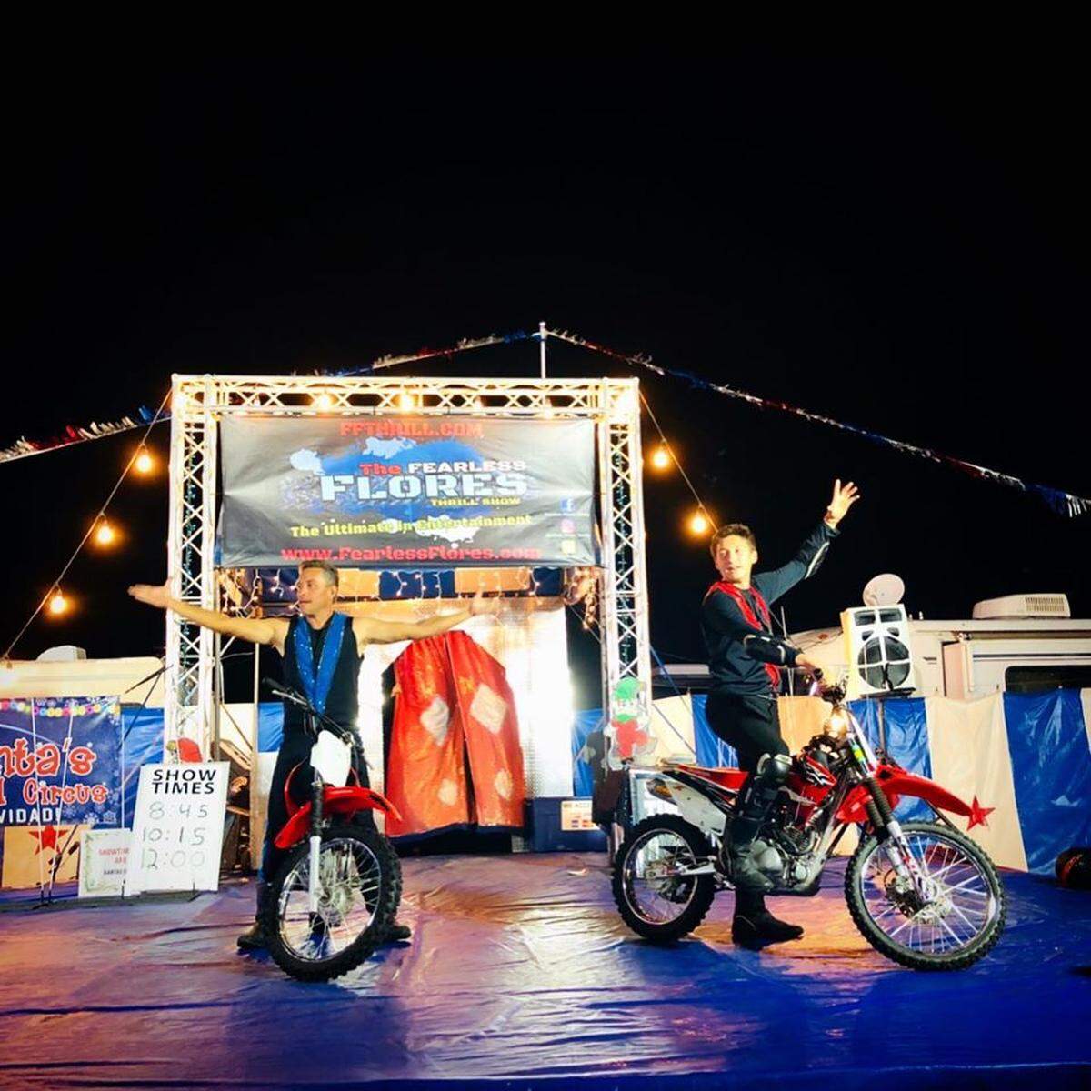 The Danger Zone Drive-In Thrill Show, featuring the Fearless Flores Family, will make a two-day stop in Sarasota this weekend.