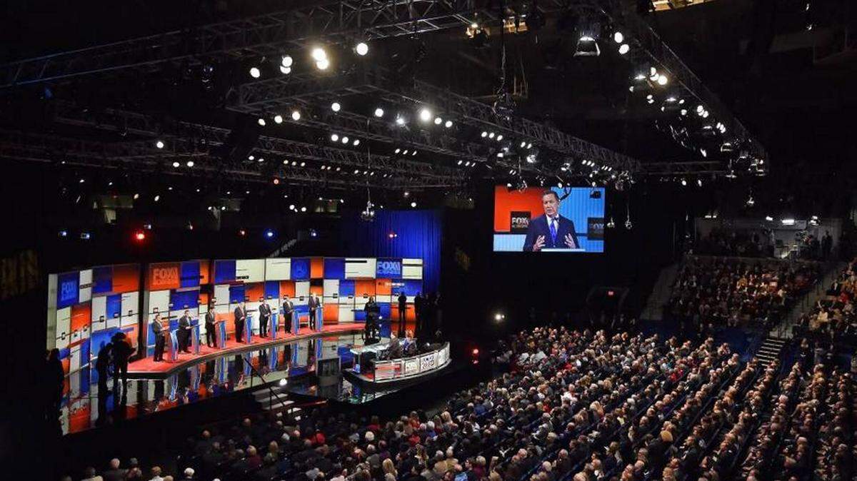 The Fox Business Network Republican presidential debate was held Jan. 14 at the North Charleston Coliseum in North Charleston, S.C. 
 RAINIER EHRHARDT/Associated Press