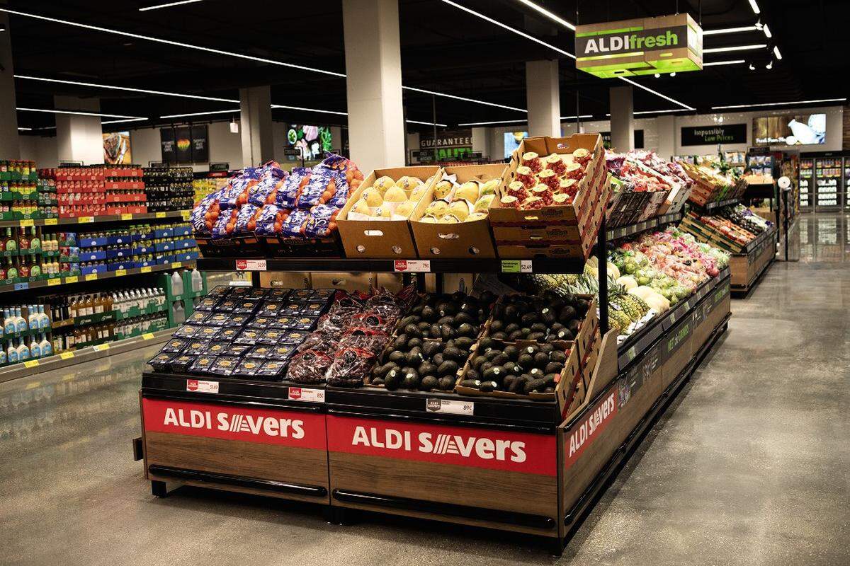 Fast-growing Aldi announced this week that its first store at Lakewood Ranch opens 9 a.m. Thursday, July 7. The store will be open daily from 9 a.m. to 8 p.m. Shown above is the produce section of a typical store.