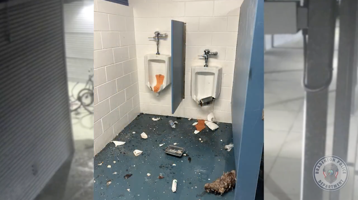 On Jan. 10, 2025, surveillance video caught teens going into a public restroom at Rossi Park on Bradenton’s Riverwalk where they allegedly caused $5,000 in damage.