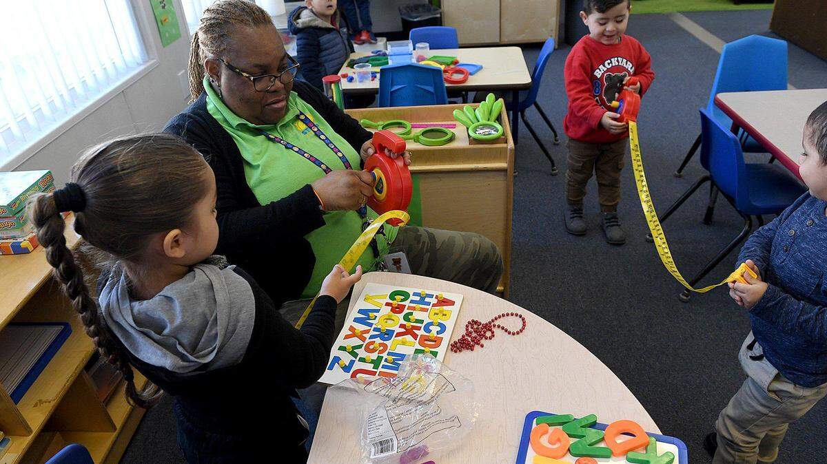 Step up Suncoast, one of the local nonprofits that receives funding from Manatee County Government, set up an early learning program for 3- and 4-year-olds at Visible Men Academy.