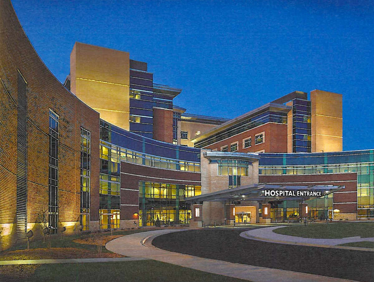 An unofficial rendering shows what a six-story hospital at Parrish’s North River Ranch could look like.  Plans for the hospital have been approved by Manatee County, but the entity behind the proposed hospital has not been identified.