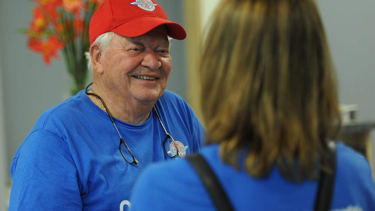 Dr. Richard Conard, event chairman Florida-RAM, talks with Lori Dengler, volunteer chairwoman, as they meet at Manatee Technical College to prepare Wednesday for the Remote Area Medical event this weekend.GRANT JEFFERIES/Bradenton Herald