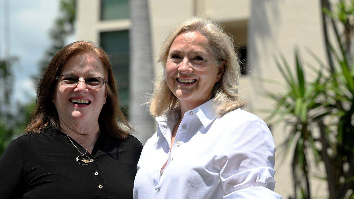 Donna Mathias and Connie Frazier live in Point Pleasant and have concerns about planned development and the expansion of the Westminster facility. On Aug. 13, the Bradenton City Council approved ordinances that will increase density and height allowances for Westminster as the facility plans an expansion.