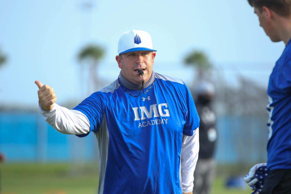 IMG Academy head coach Billy Miller has resigned, the school announced in a statement on Wednesday, Jan. 22, 2025. Earlier reports suggested Miller could join Bill Belichick’s coaching staff at UNC.