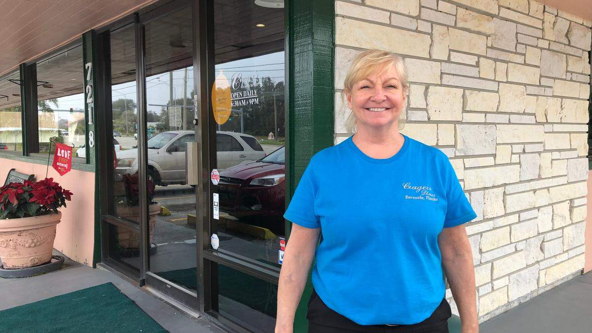 Crager’s Family Diner, 7218 N. Tamiami Trail,&nbsp; has been a Manatee County staple since 1976 with its down-home menu. Shown above is Shannon Crager.