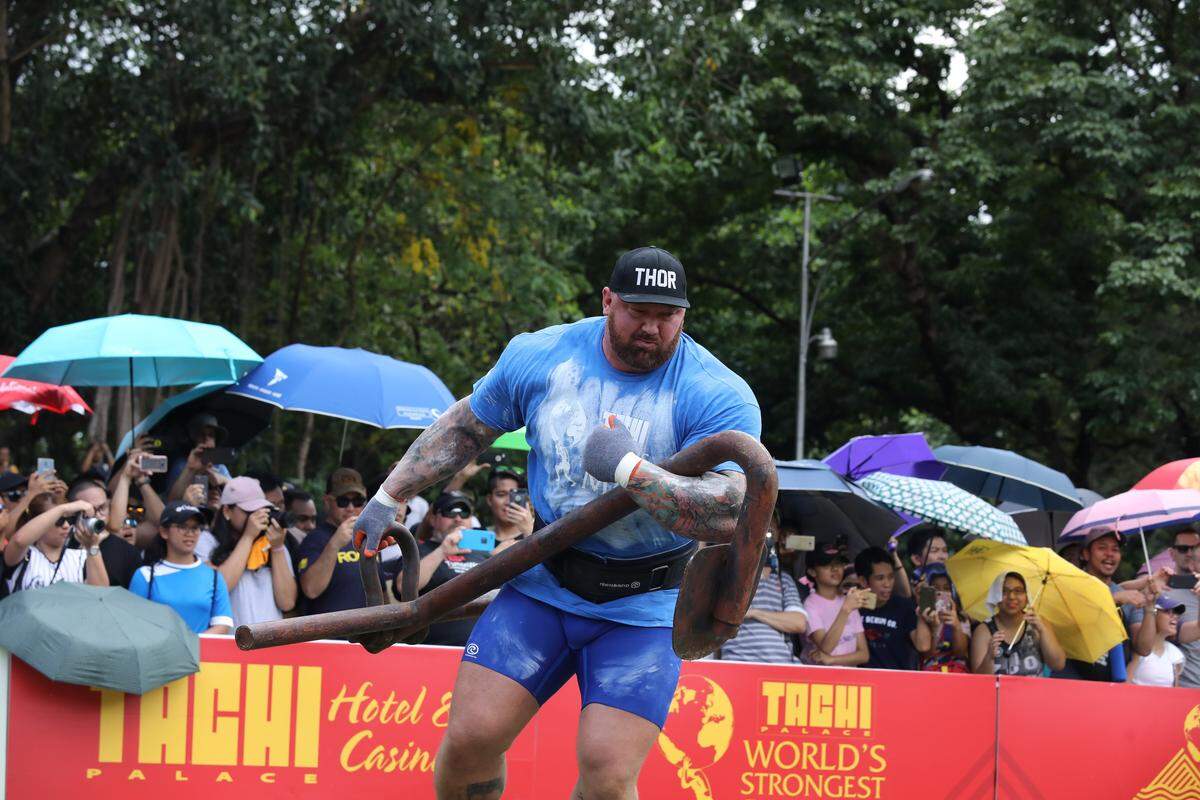 Hafthor Julius Bjornsson, reigning World’s Strongest Man champion and star of “Game of Thrones,” will be seeking to defend his title in Manatee County, starting Thursday.