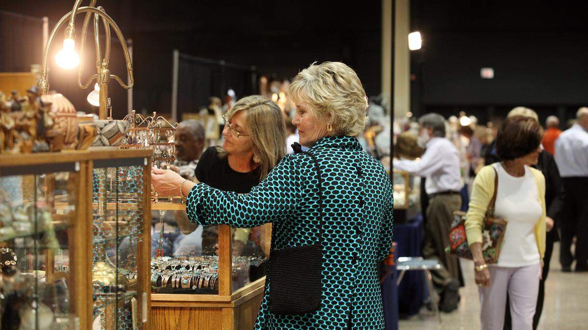 The Service Club of Manatee County will hold its 51st annual charity Antiques, Vintage and Collectibles Show opening with a Charity Gala 5:30-9 p.m. Feb. 26 and continues 10 a.m.-5 p.m. Feb. 27 and 11 a.m.-4 p.m. Feb. 28. There will be more than 50 outstanding dealers offering silver, fine china, jewelry, porcelains, glassware, textiles, furniture, Americana, crystal repair and more.HERALD FILE PHOTO