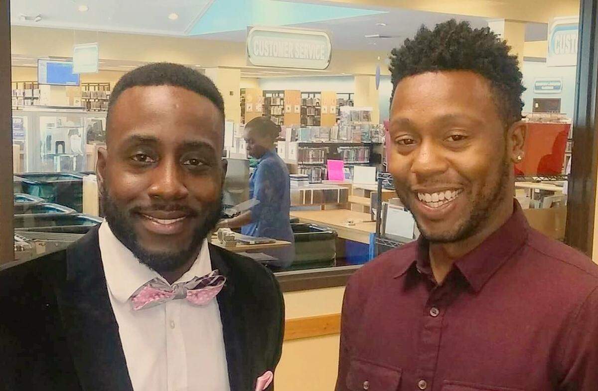 Actor Troy D. Williams, left, and director Bryan Boykins, right.