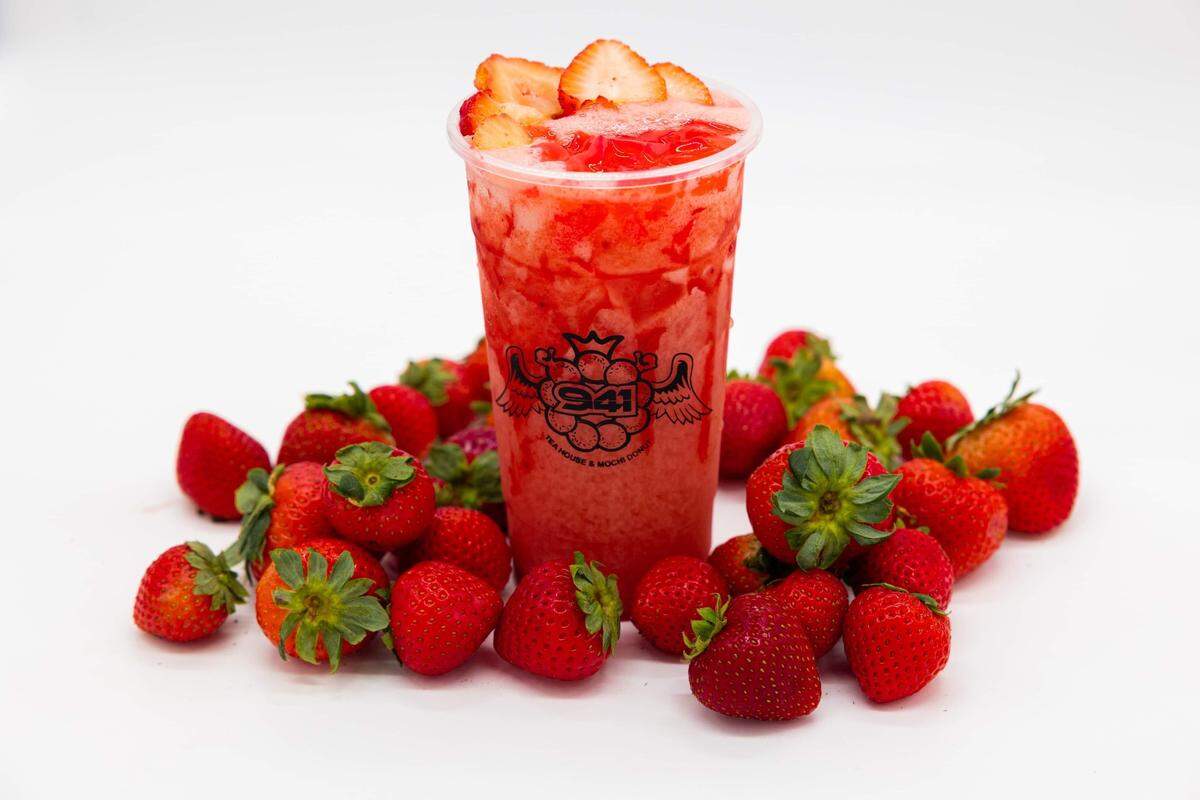 Strawberry flavored tea