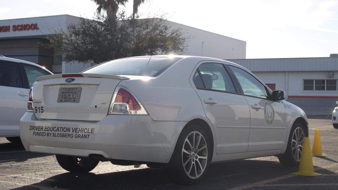 Back behind the wheel with driver's ed at Southeast High School 