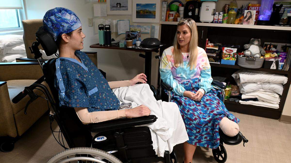 Alexis Gould, 18, survived what some called an ‘unsurvivable’ car accident and is facing a long road to recovery as a double amputee. While undergoing treatment at Blake Hospital, Gould found a mentor and friend in Rebekah Gregory, an amputee and survivor of the 2013 Boston Marathon bombing.
