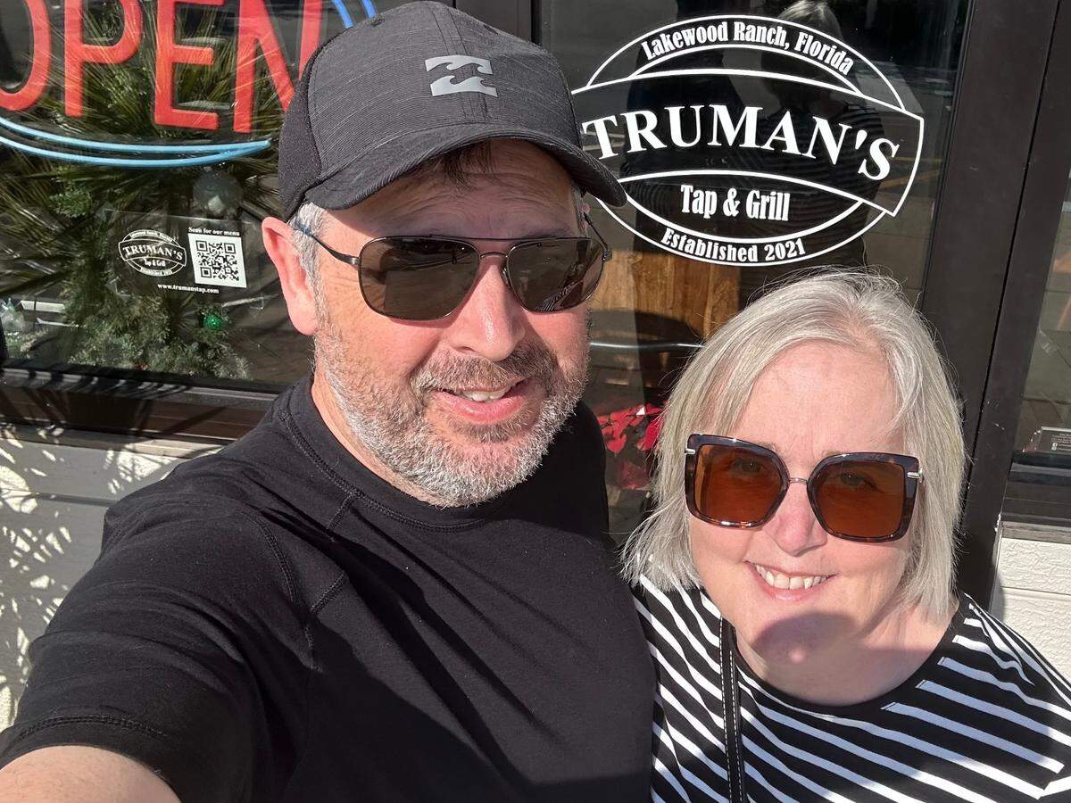 Truman’s Tap & Grill in the Lakewood Walk shopping center, which weathered the pandemic and more, has announced that it is closing. Shown above are owners Carrie and Jason Leitzman.
