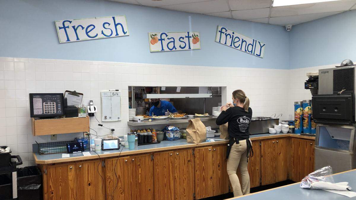 The Ellenton Peach’s Restaurant at 2207 60th Ave. E. reopened this week after being closed for more than a month because of the COVID-19 pandemic.