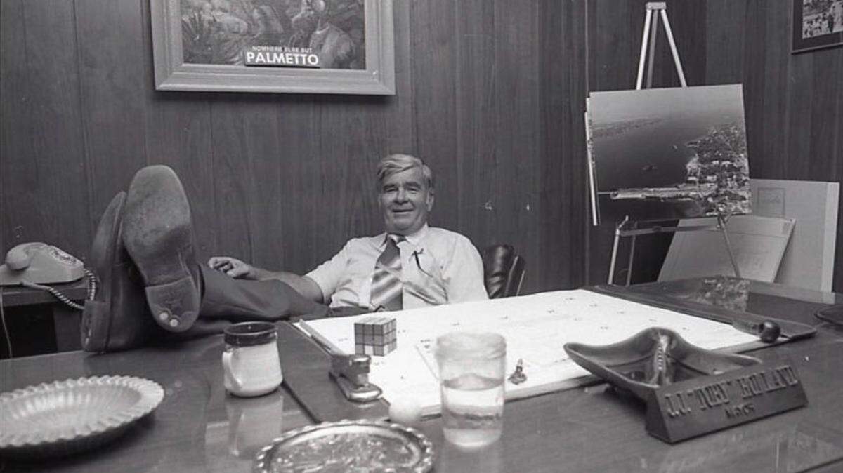 John Joseph “Toby” Holland Jr. served as Palmetto mayor from 1975 to 1981, and as District 67 state representative from 1984 to 1992.