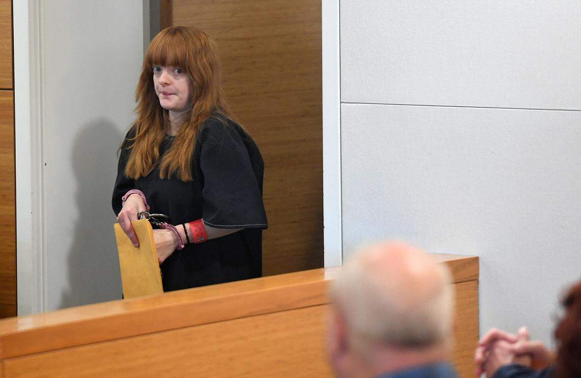 Former Bradenton private school teacher Kassandra Moore was sentenced to 20 years in prison by Judge Frederick Mercurio Tuesday, May 10, 2022, about three years after she was convicted of having sex with a then-15 year-old and sent explicit photos of herself.