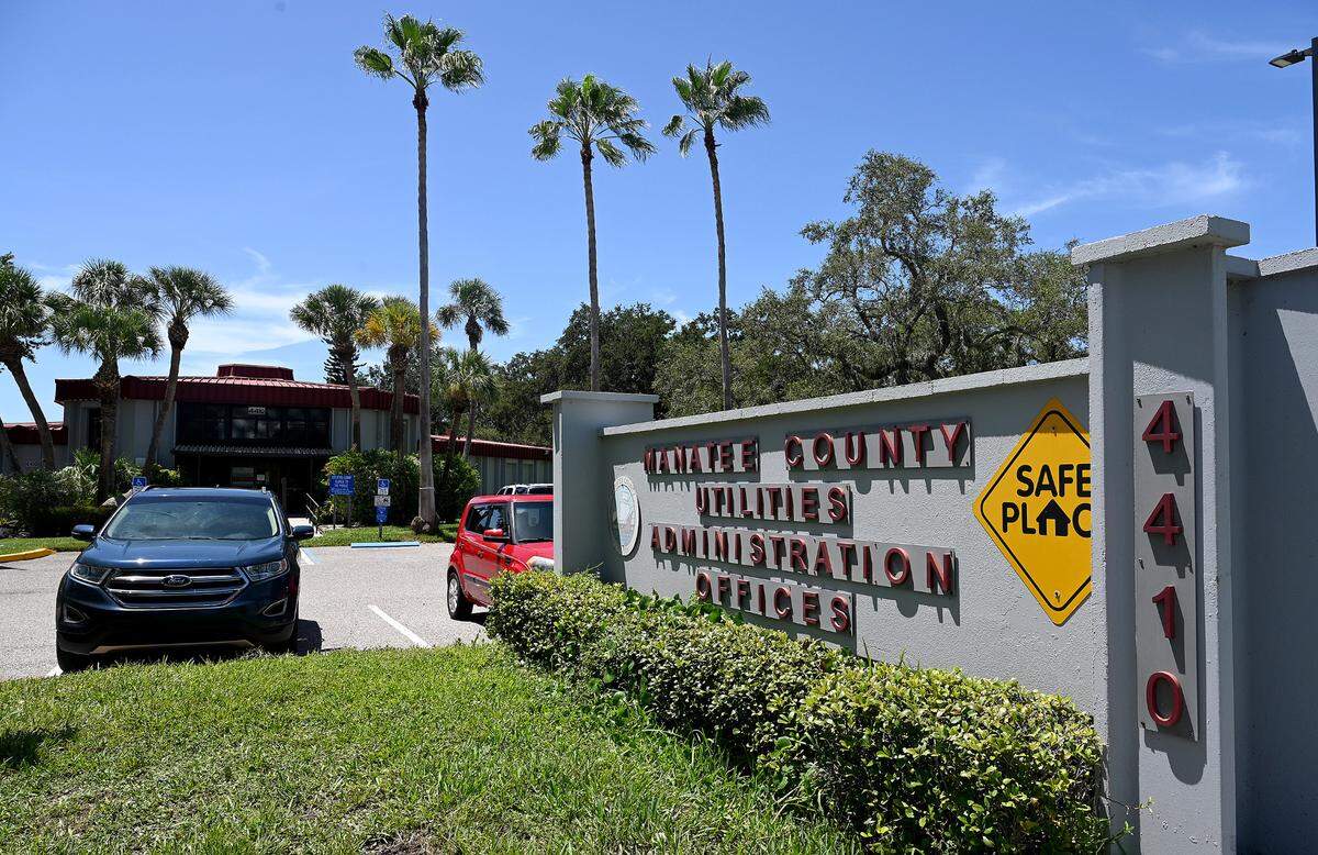 The Manatee County Utilities Administration building at 4410 66th Street West where plans have been discussed to build affordable housing for homeless veterans.
