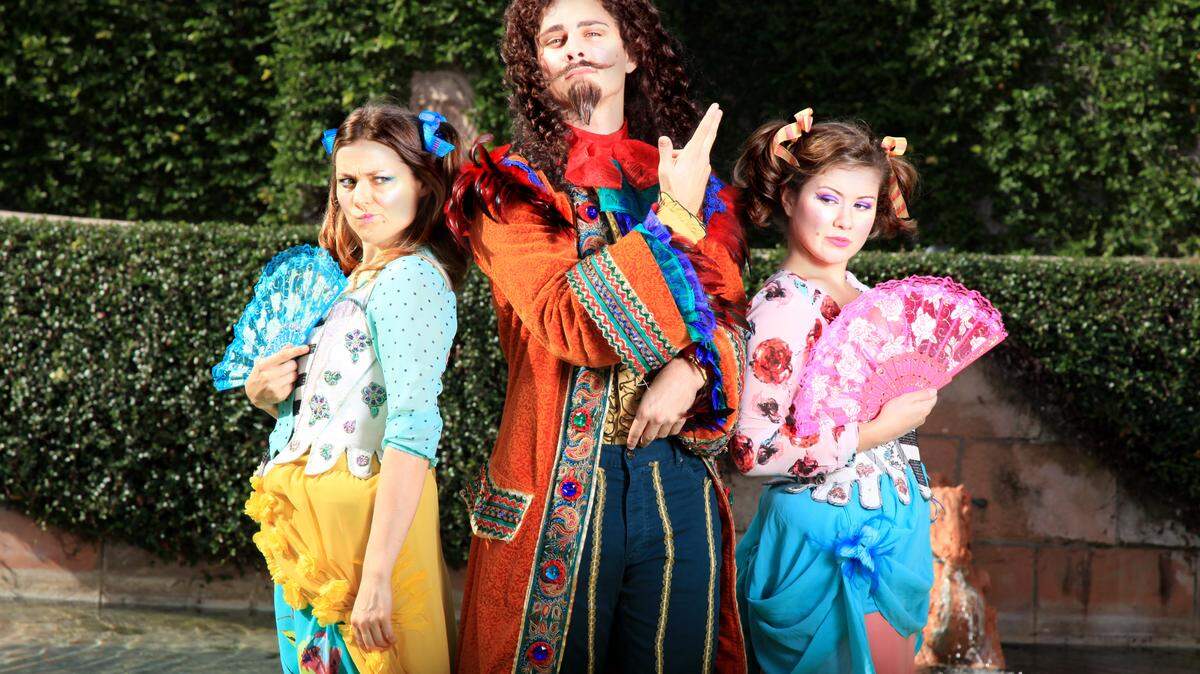 From left, Jessie Taylor, Scott Kuiper and Kelly Elizabeth Smith in the FSU/Asolo Conservatory's production of "The Liar." Frank Atura/PUBLICITY PHOTO