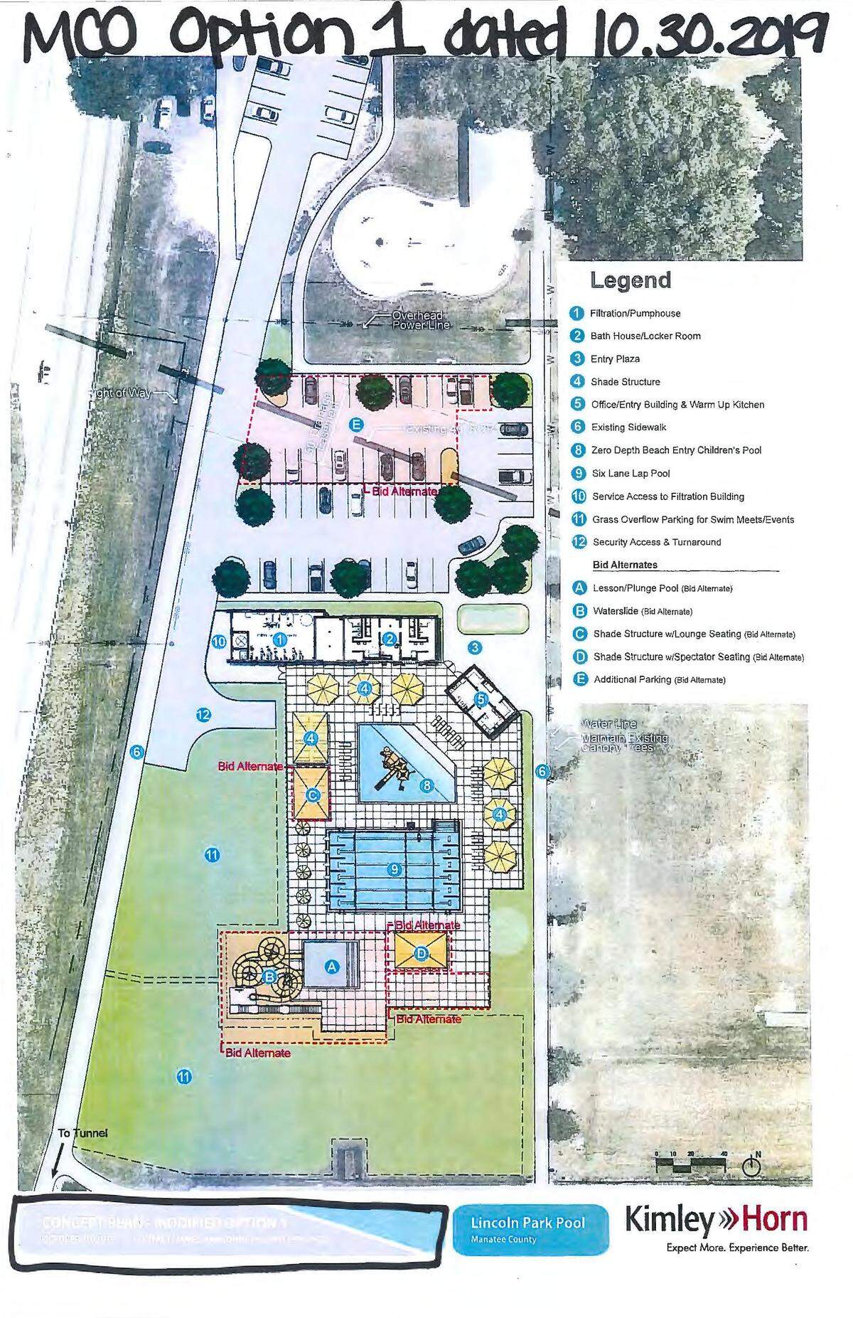 The latest plans for a new public swimming facility at Lincoln Park in Palmetto.