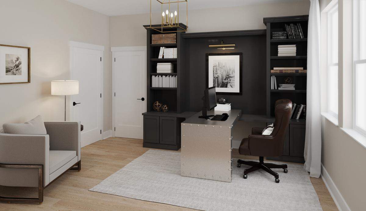 The 223-acre Sweetwater neighborhood which is coming to Lakewood Ranch will include features that allow several generations of a family to live under one roof. Shown above is the guest office in the ‘Columbia’ model.