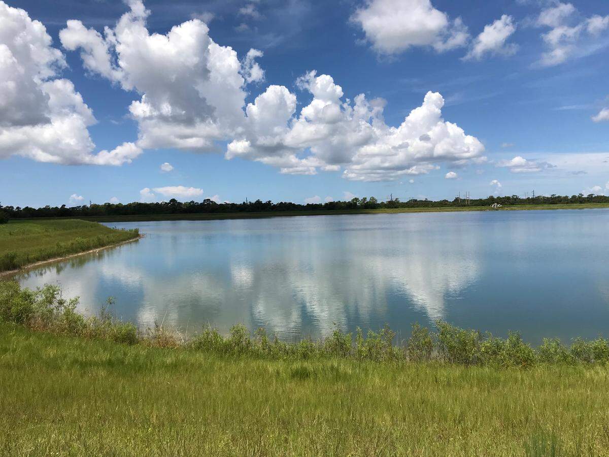 The 44th Avenue East extension will eventually brush the south side of this effluent pond, part of the Manatee County wastewater treatment facility on the east side of Interstate 75.