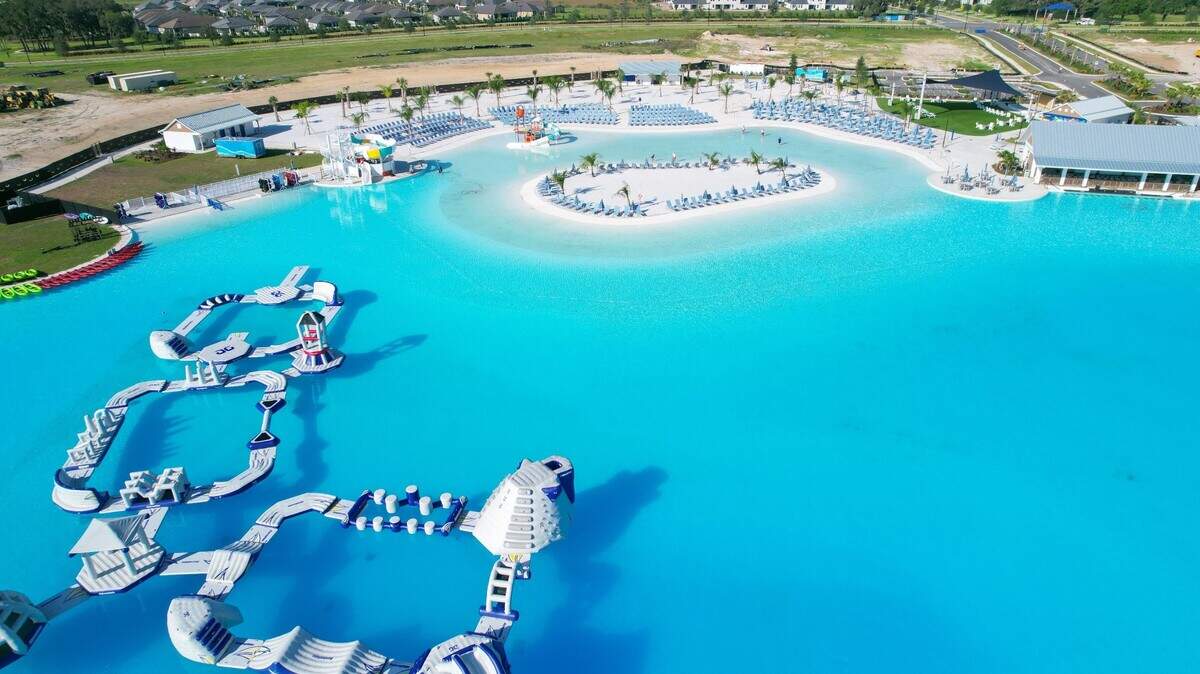 Metro Development Group has opened its 15-acre Lagoon, now the largest human-made lagoon in the country, in its master-planned community Mirada in Pasco County, Florida.