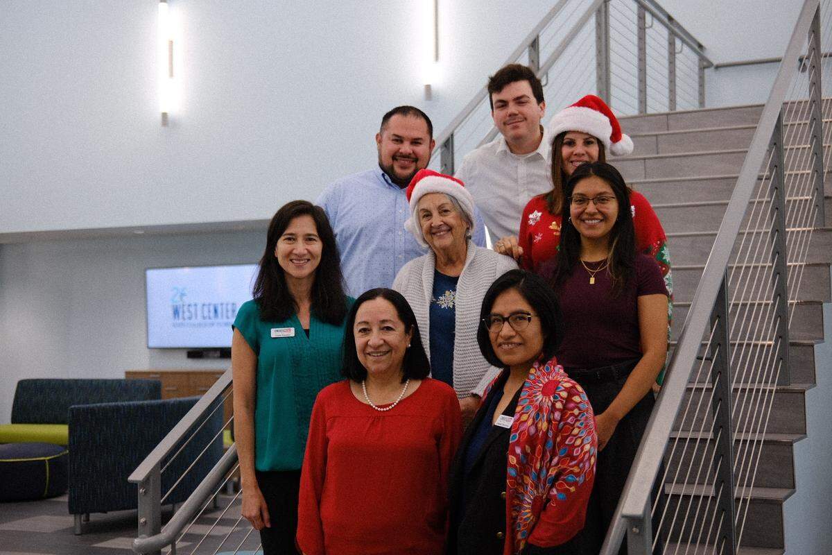 Luz Corcuera, front left, and the team of Sarasota-Bradenton education nonprofit UnidosNow.