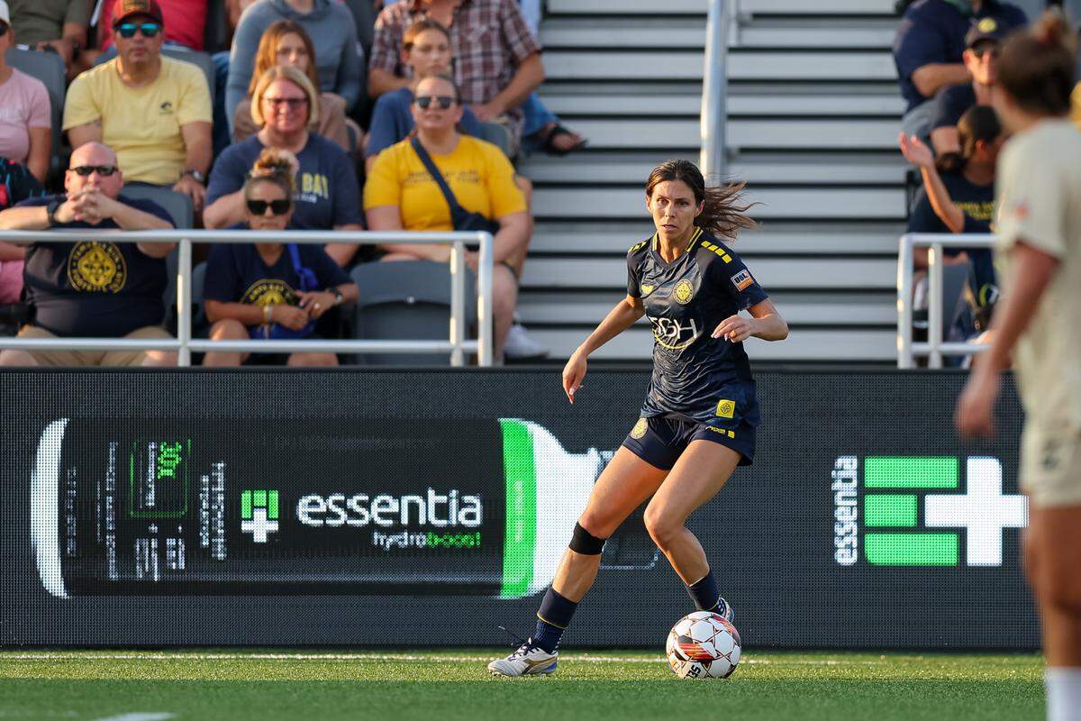 Tampa Bay Sun midfielder Erika Tymrak, a Bradenton native, is retiring after 13 professional soccer seasons. Her last regular-season home match is Saturday, May 24, 2025.