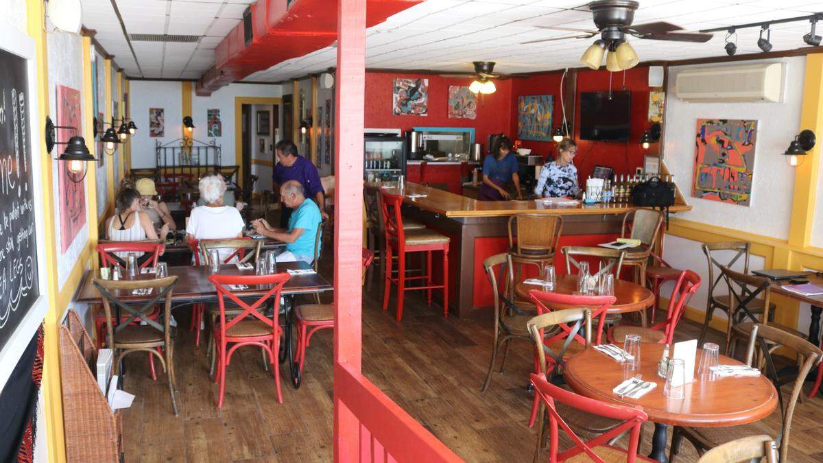 Tahini Beach Cafe, which opened this week at 103 Gulf Drive North, Bradenton Beach, is all about Mediterranean and Middle Eastern cuisine served in a relaxed, seaside setting. The restaurant is shown March 8, 2022.