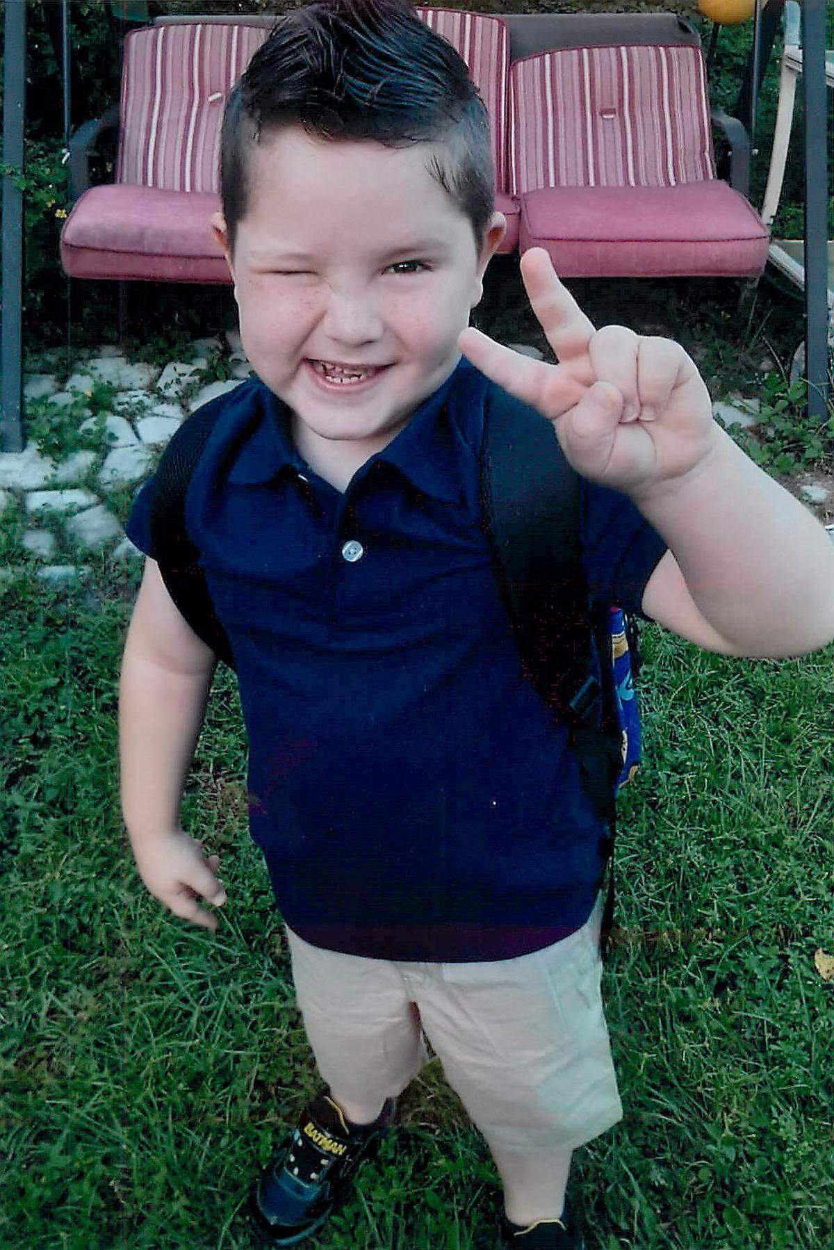 James Linzi, 7-years-old
