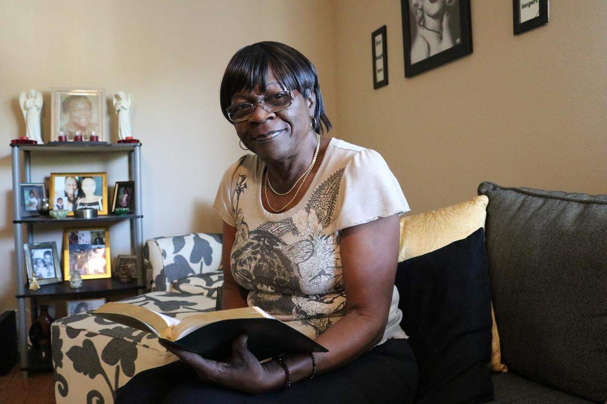 Mimi Williams is thrilled to be in her own house in time for Christmas. She overcame homelessness and time in prison to become a Bradenton homeowner.