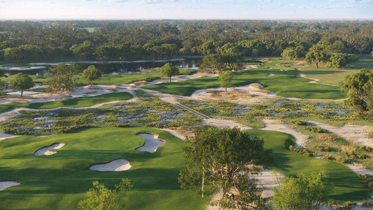 A rendering of the new Miakka Golf Club in Myakka City, Florida. The new course is expected to open in 2025 and had its groundbreaking on Thursday, April 25, 2024.