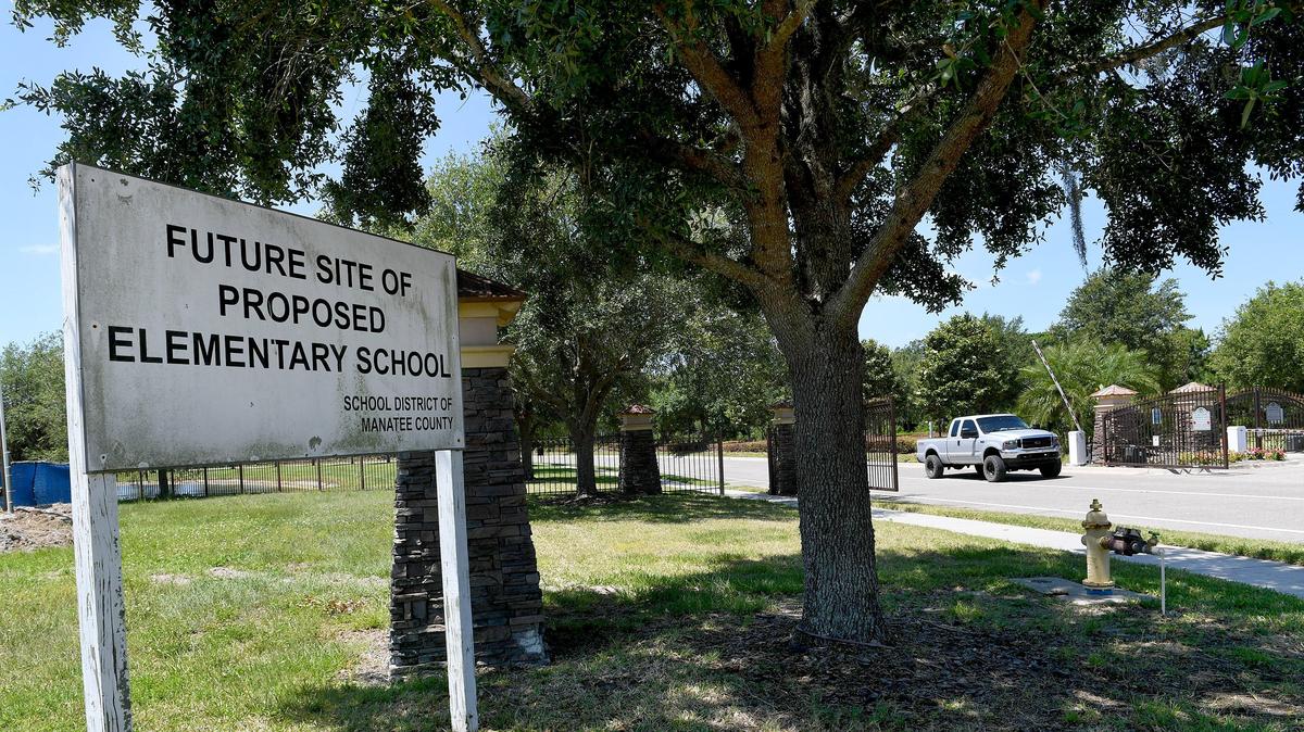 The placement of the entrance for the new North County School in Parrish directly beside Copperstone's gated entrance is causing some residents concern.