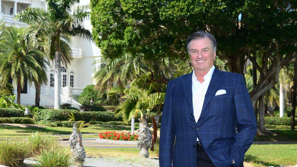 Michael Moulton, shown above, was the selling agent for the Serenissima estate at 845 Longboat Club Road. The $16.5 million sale set a record Monday for the highest registered residential purchase in the history of the Manatee, Sarasota and Charlotte County area.