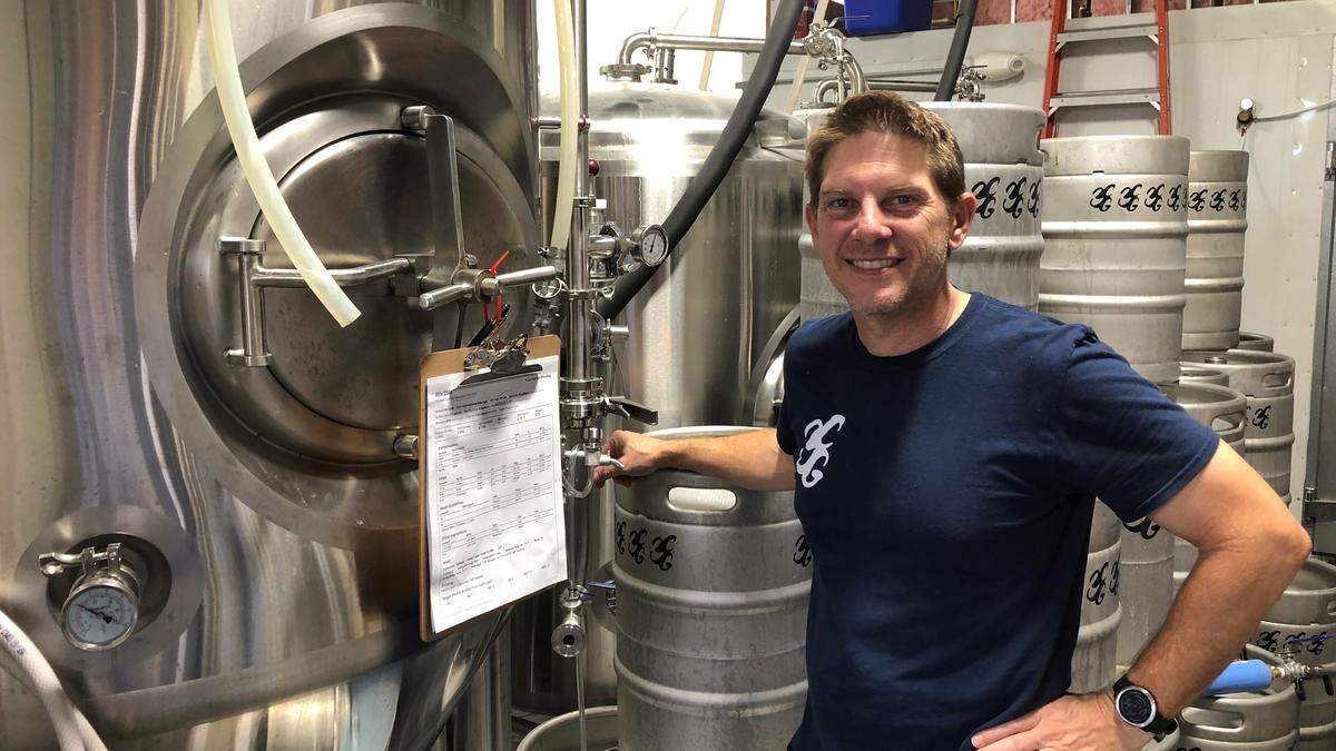 Stu Drymon is brewmaster and one of the owners of 3 Car Garage Brewing, which opened recently at 8405 Heritage Green Way, Bradenton.