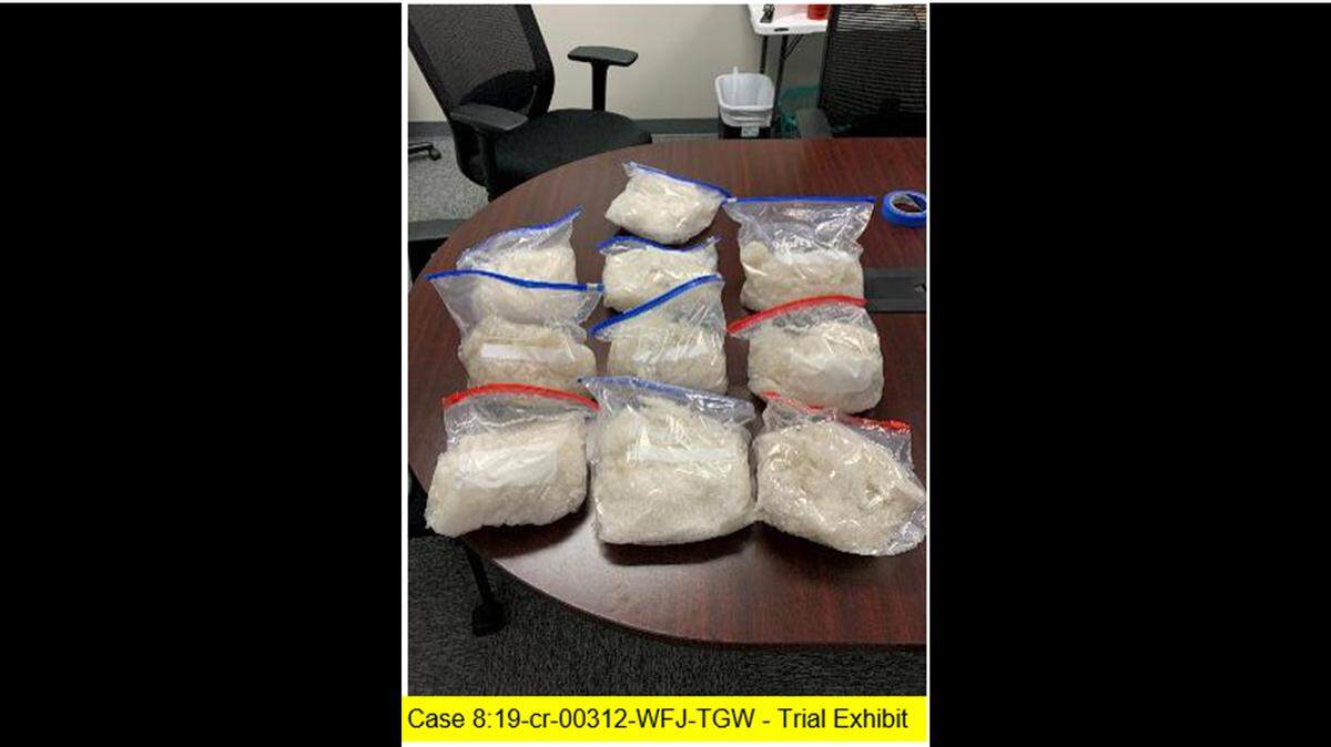10 kilograms of methamphetamine were seized in Pasadena, Texas, which belonged to Lorenzo Valerio-Popoca, say law enforcement officials. Valerio-Popoca has been sentenced to 25 years in federal prison for conspiring to distribute and distributing methamphetamine in the Tampa Bay Area.