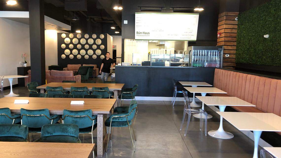 Liam Chu has limited the menu at the fast, casual Bun-Haus Vietnamese Kitchen to the most popular Vietnamese cuisine, including beef noodle soup, noodle bowls, eggs rolls, sandwiches, and more.