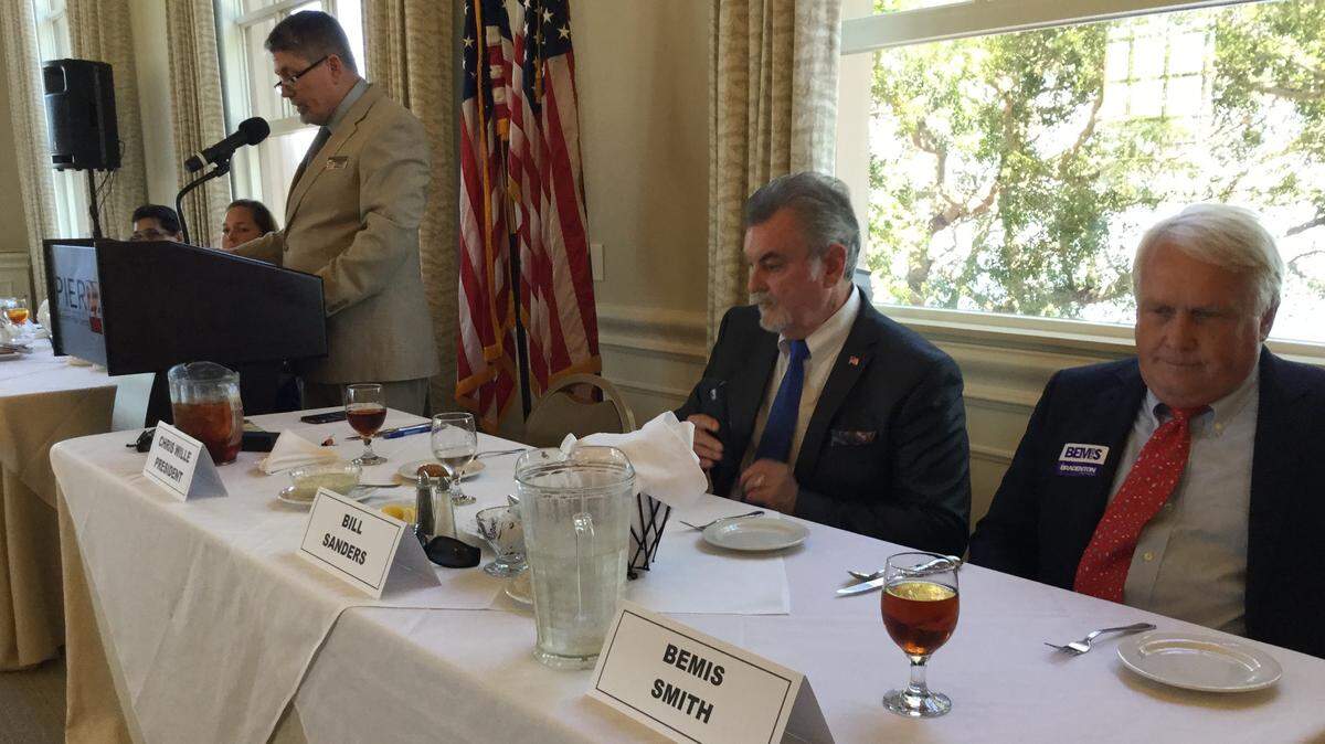 Bradenton City Council Ward 4 challenger Bill Sanders and incumbent Bemis Smith didn’t hold back at their one and only debate on Sept. 20 at Tiger Bay, and the contention between the two hasn’t waned.