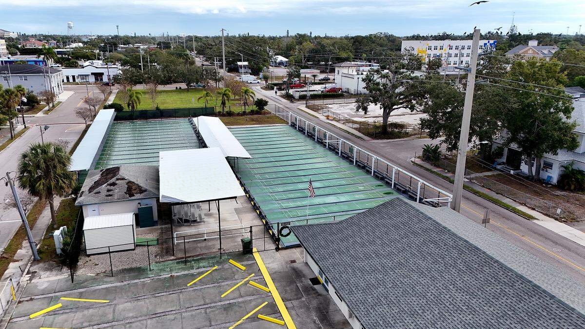 Bradenton Shuffleboard Club 1525 Ballard Park Drive on Dec. 9, 2025.
