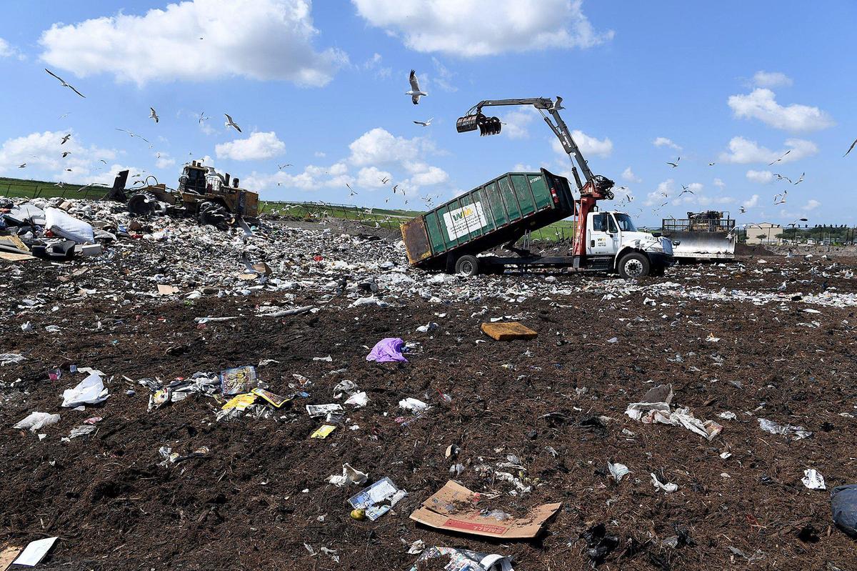 It was a busy day, as usual, at the Lena Road landfill; time is running out for Manatee County officials to find a site for a much-needed new landfill.