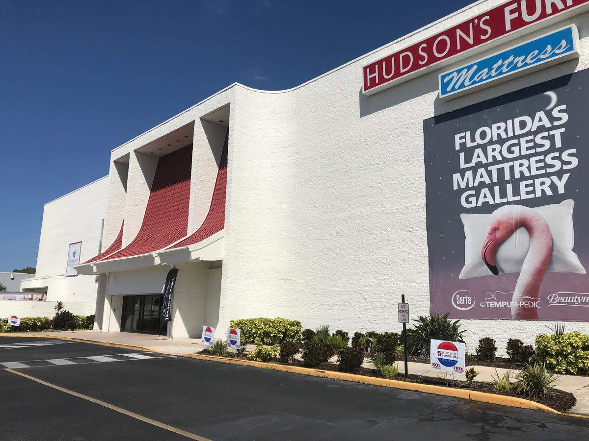 The Hudson Furniture Company continues to do business at the Midtown DeSoto Square mall. The mall is the subject of a foreclosure court filing.