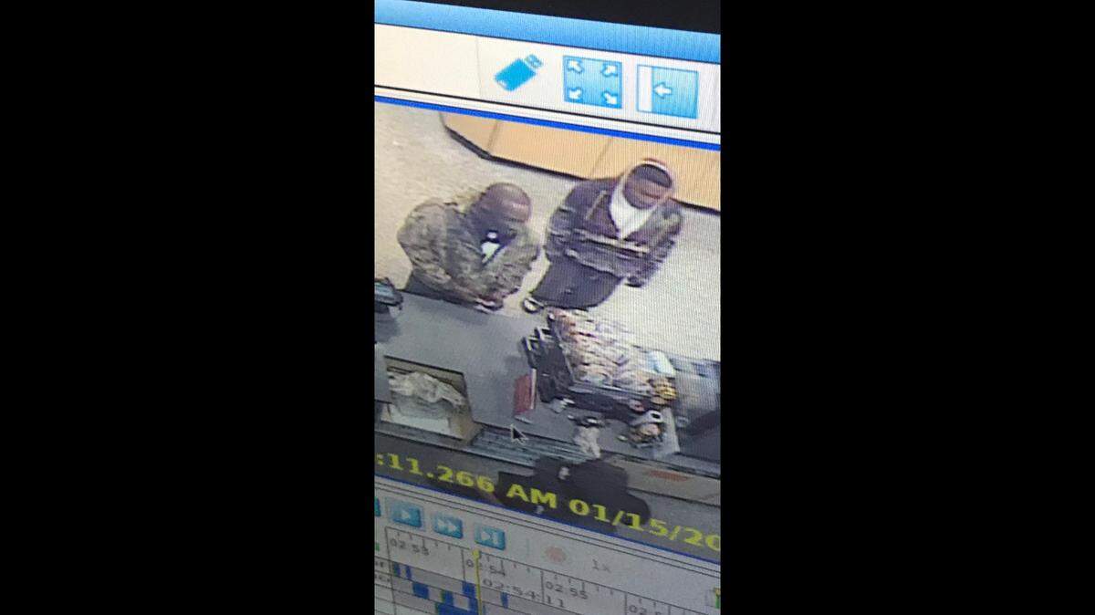 Investigators are looking to identify the man standing to the right of Michael Grantley in the photo, according to the Manatee County Sheriff’s Office. Grantley was found dead  in the 3500 block of 26th Avenue East on Jan. 15.