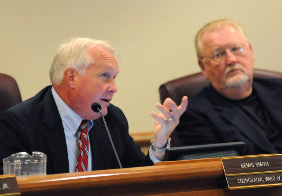 Ward 4 Councilman Bemis Smith will have to give up a seat he has held since 2002 after being defeated in the Nov. 6 general election by political newcomer Bill Sanders.