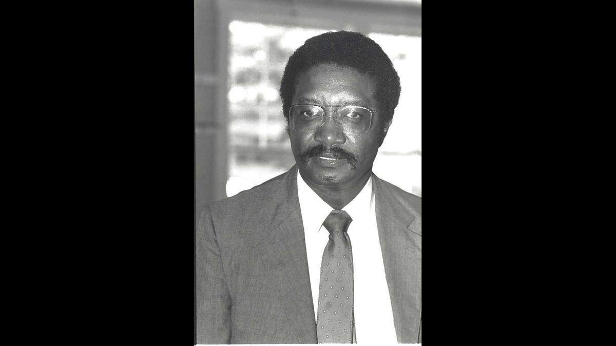 Layon Robinson, first Black attorney in Manatee County, in 1989
