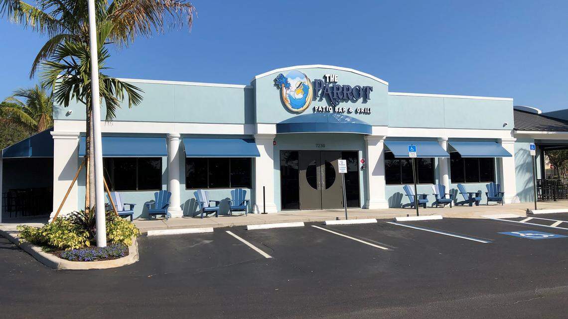 The Parrot Patio Bar and Grill, recently opened at 7230 52nd Place E., in space formerly occupied by Bogey’s.